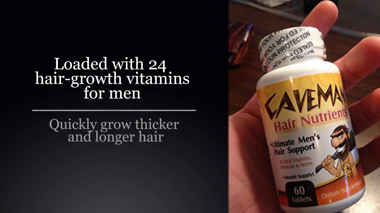 Caveman Hair Nutrients for Men (Hair/Beard Growth Supplement)