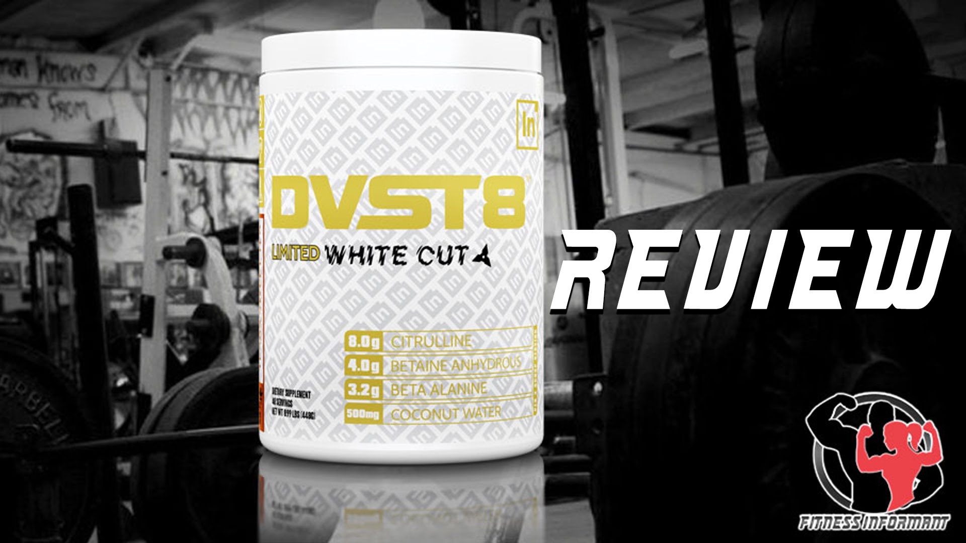 Inspired Nutraceuticals DVST8 White Cut Pre-Workout Review | Supplements | FitnessInformant.com