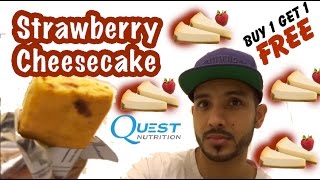 Quest Bar Strawberry Cheesecake Protein Bar Review UK
