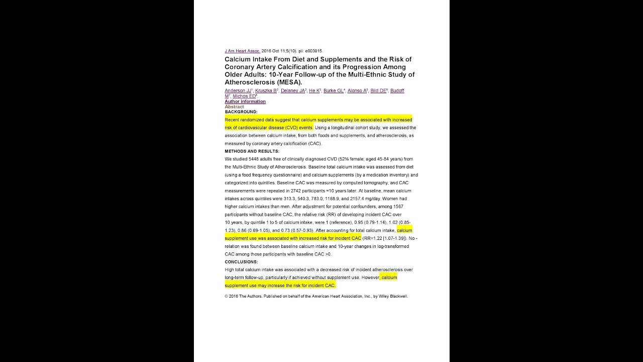 The Truth about Calcium Supplements
